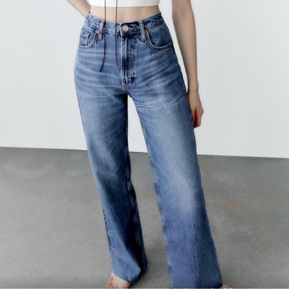 Zara Denim - Zara Blue Flare & Wide Leg Jeans